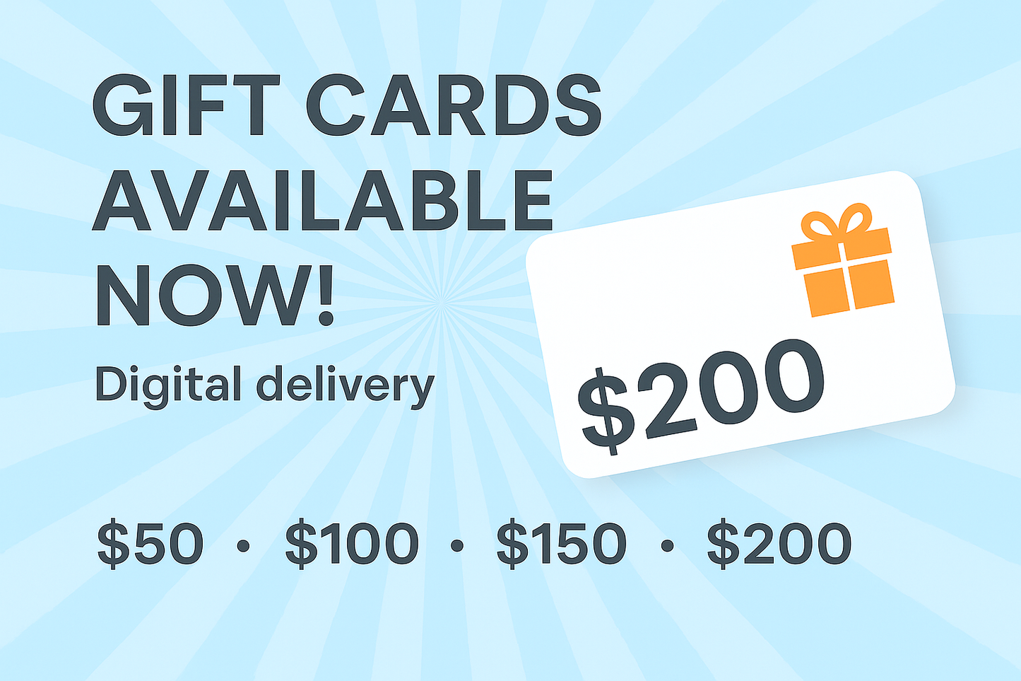 Second Chance Zone Gift Card 🎁