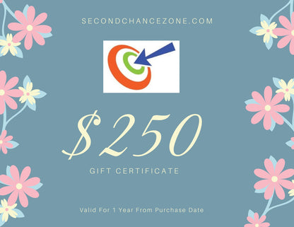 Second Chance Zone Gift Card