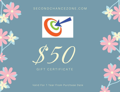 Second Chance Zone Gift Card