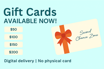 Second Chance Zone Gift Card 🎁