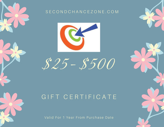 Second Chance Zone Gift Card