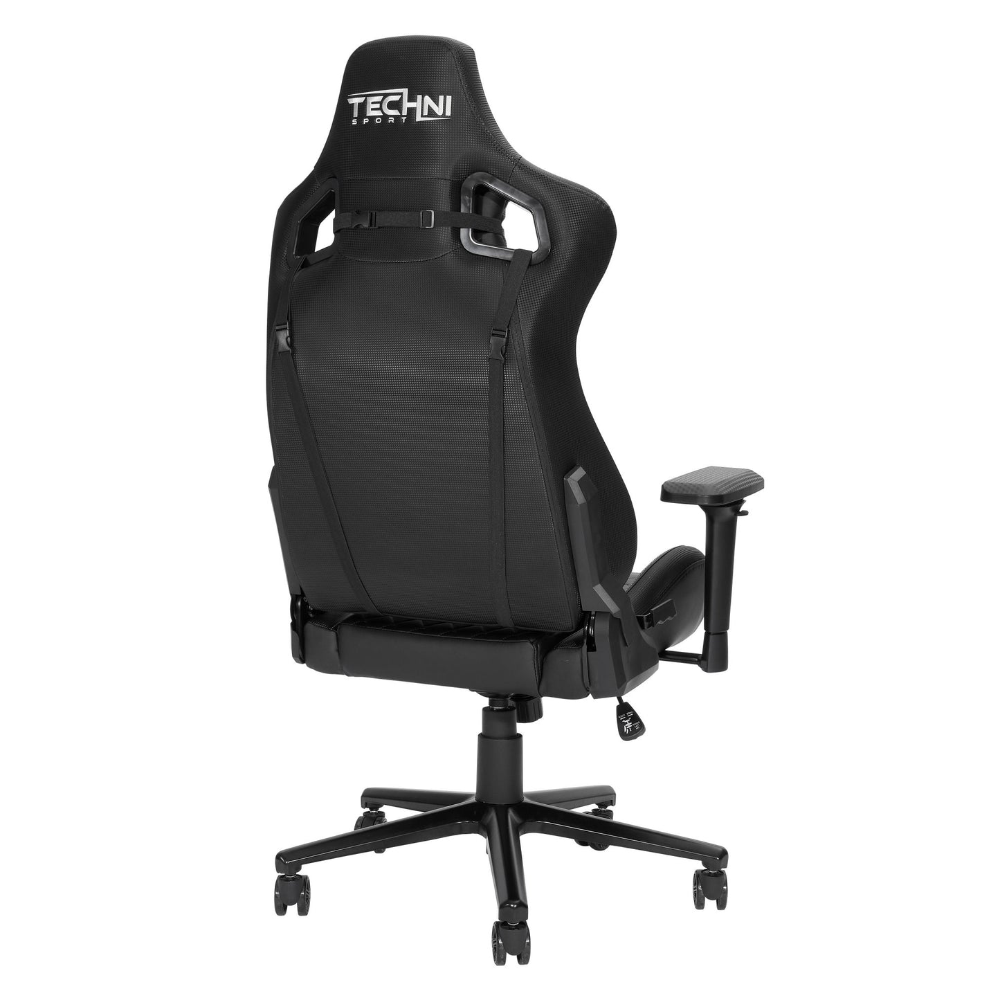 Techni Sport TS-83 Racer Style PC Gaming Chair; Ergonomic High Back, Black