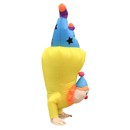 Handstand Clown Inflatable Costume Animal Halloween Costumes For Adult Men Women Cosplay Carnival Party Christmas Dress