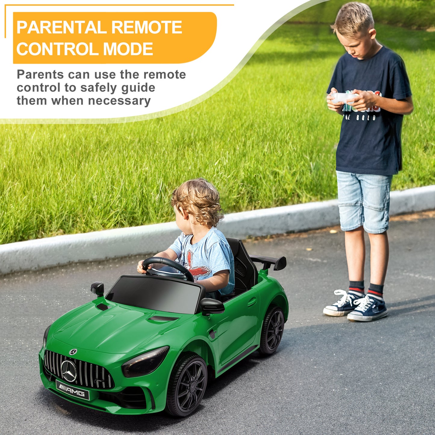 Mercedes-Benz GT R Kids Car | Dual Drive | 12V Fun