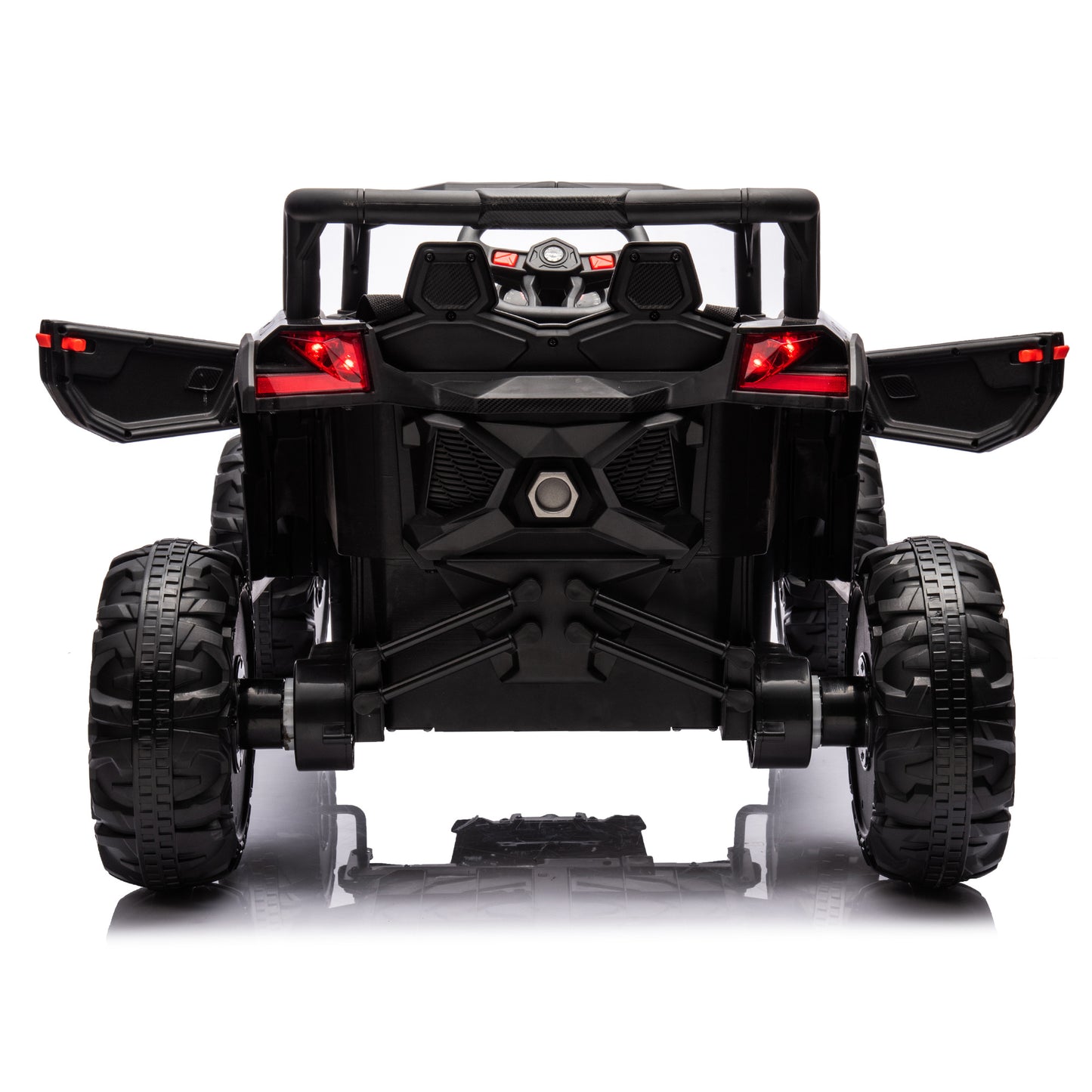 12V Ride On Car with Remote Control,UTV ride on for kid,3-Point Safety Harness, Music Player (USB Port/Volume Knob/Battery Indicator), LED Lights, High-Low Speed Switch - Off-Road Adventure for Kids