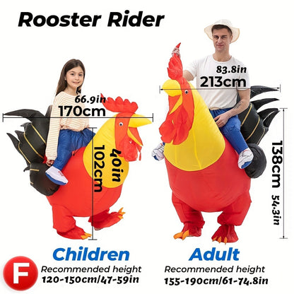 Christmas Rooster Inflatable Costume Halloween Costume