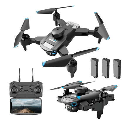 S69 Drone w/ HD Dual Camera & 3 Battery; 360° Obstacle Avoidance