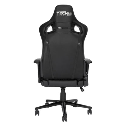 Techni Sport TS-83 Racer Style PC Gaming Chair; Ergonomic High Back, Black