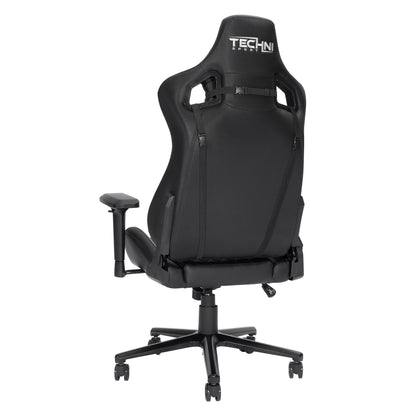 Techni Sport TS-83 Racer Style PC Gaming Chair; Ergonomic High Back, Black