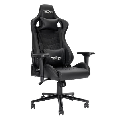 Techni Sport TS-83 Racer Style PC Gaming Chair; Ergonomic High Back, Black