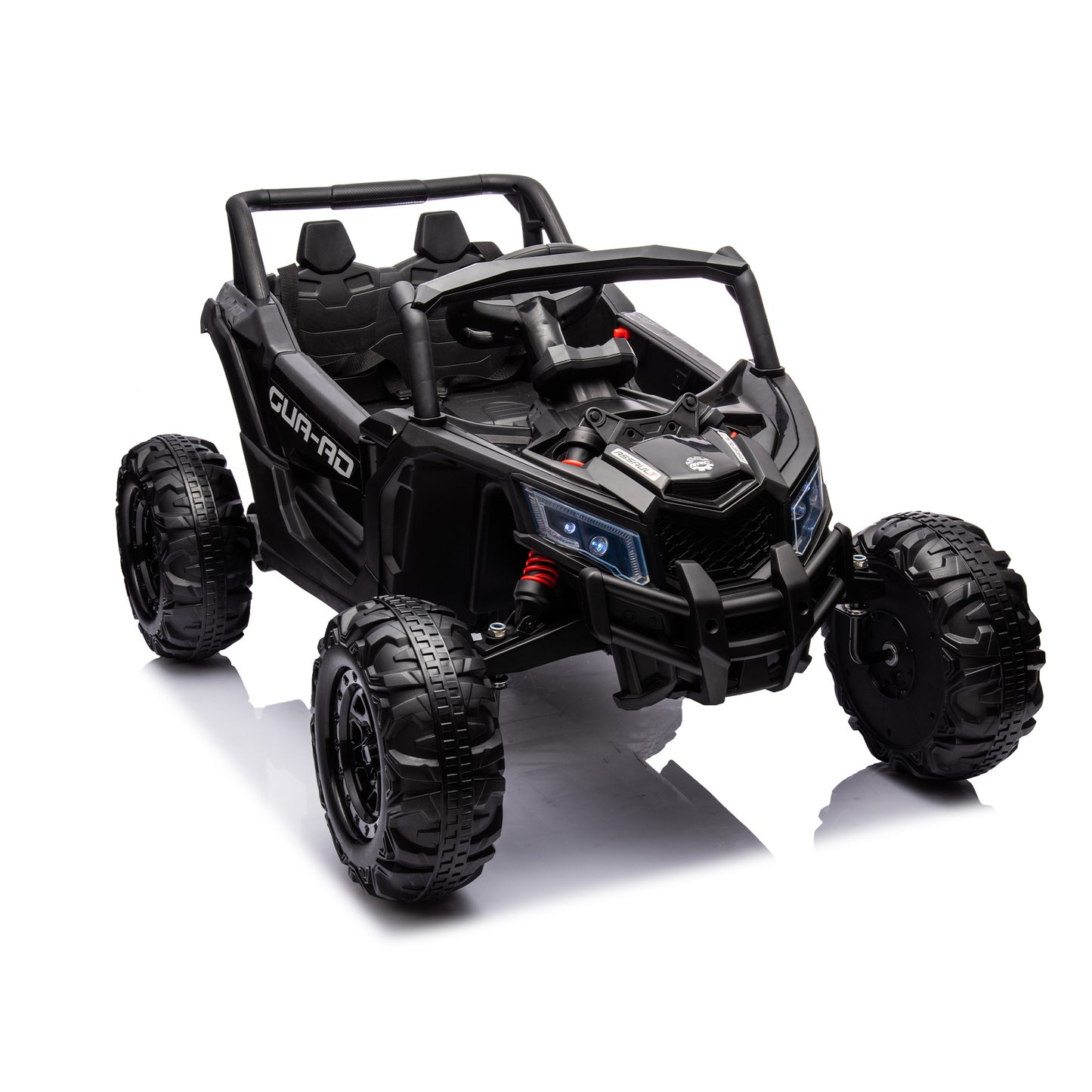 12V Ride On Car with Remote Control,UTV ride on for kid,3-Point Safety Harness, Music Player (USB Port/Volume Knob/Battery Indicator), LED Lights, High-Low Speed Switch - Off-Road Adventure for Kids