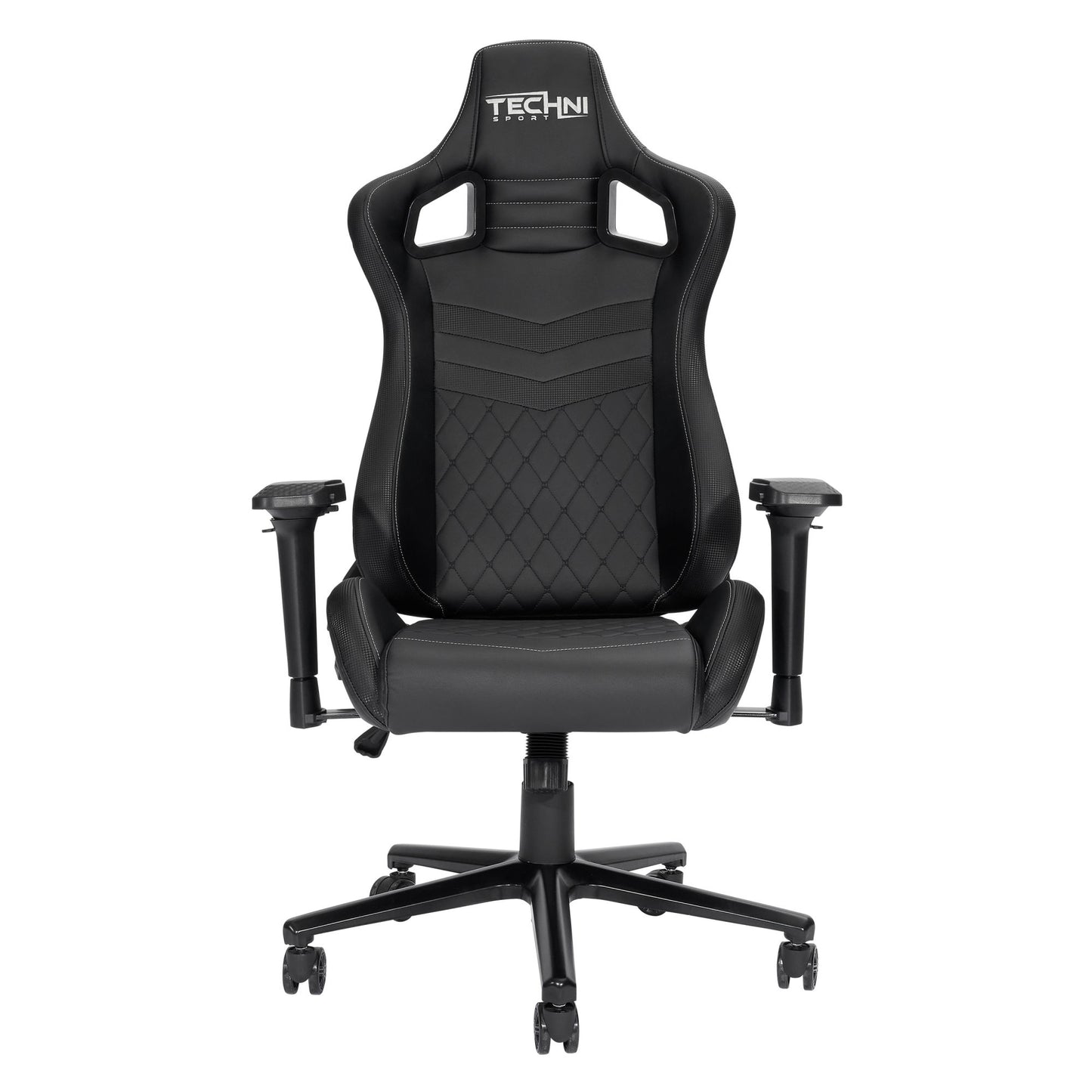 Techni Sport TS-83 Racer Style PC Gaming Chair; Ergonomic High Back, Black