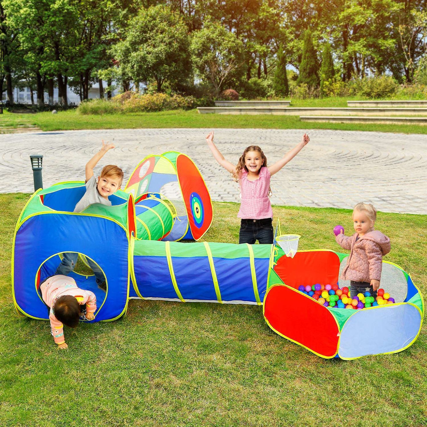 5pc Kids Ball Pit; Pop Up Playhouse For Boys Girls Toddlers