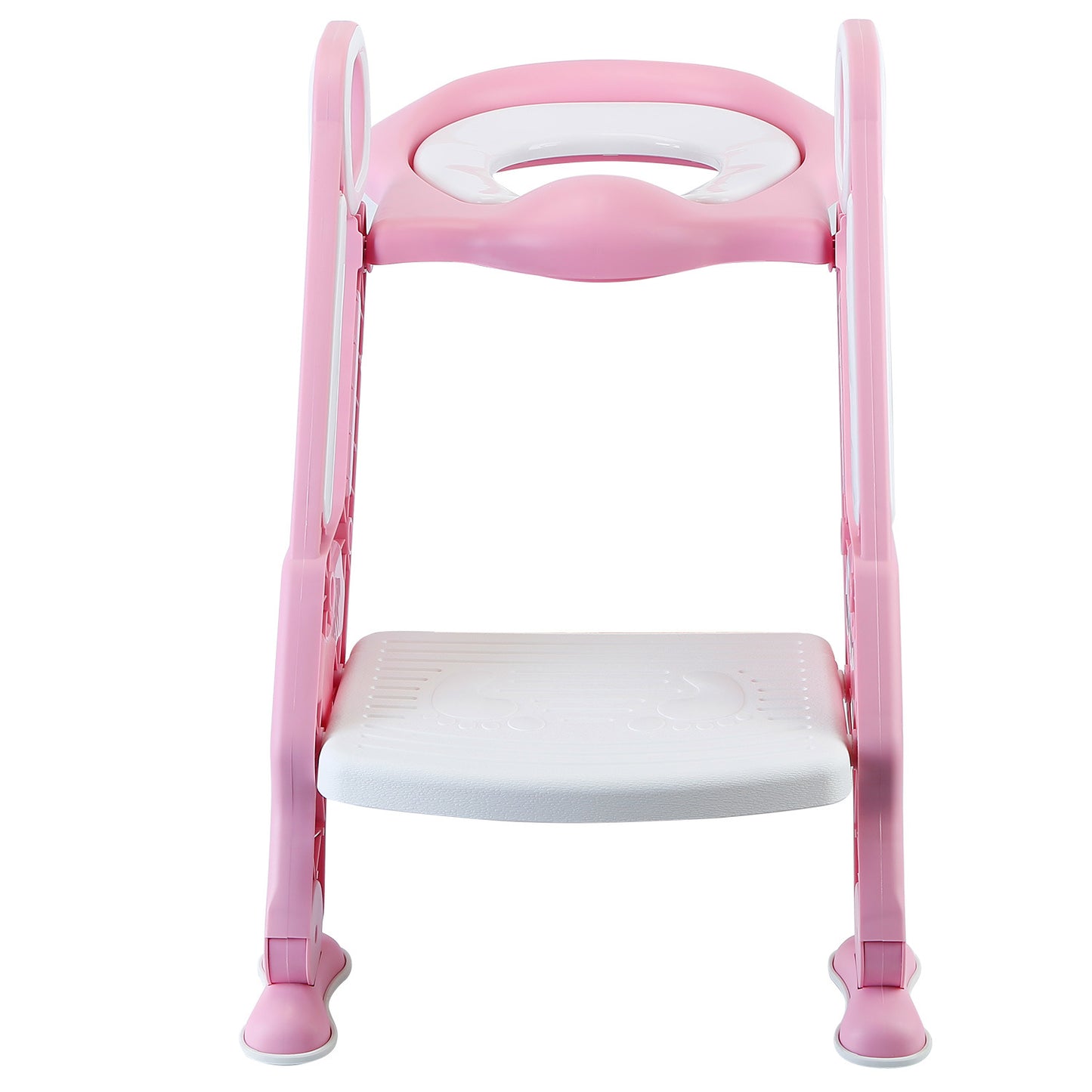 Potty Training Toilet Seat w/Step-Stool Ladder For Children; Foldable