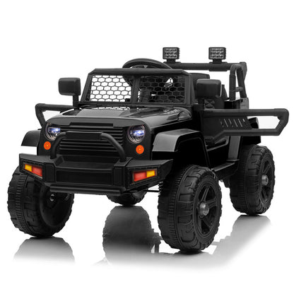 LEADZM Dual Drive Jeep;  12V 4.5A.h with 2.4G Remote Control, Black