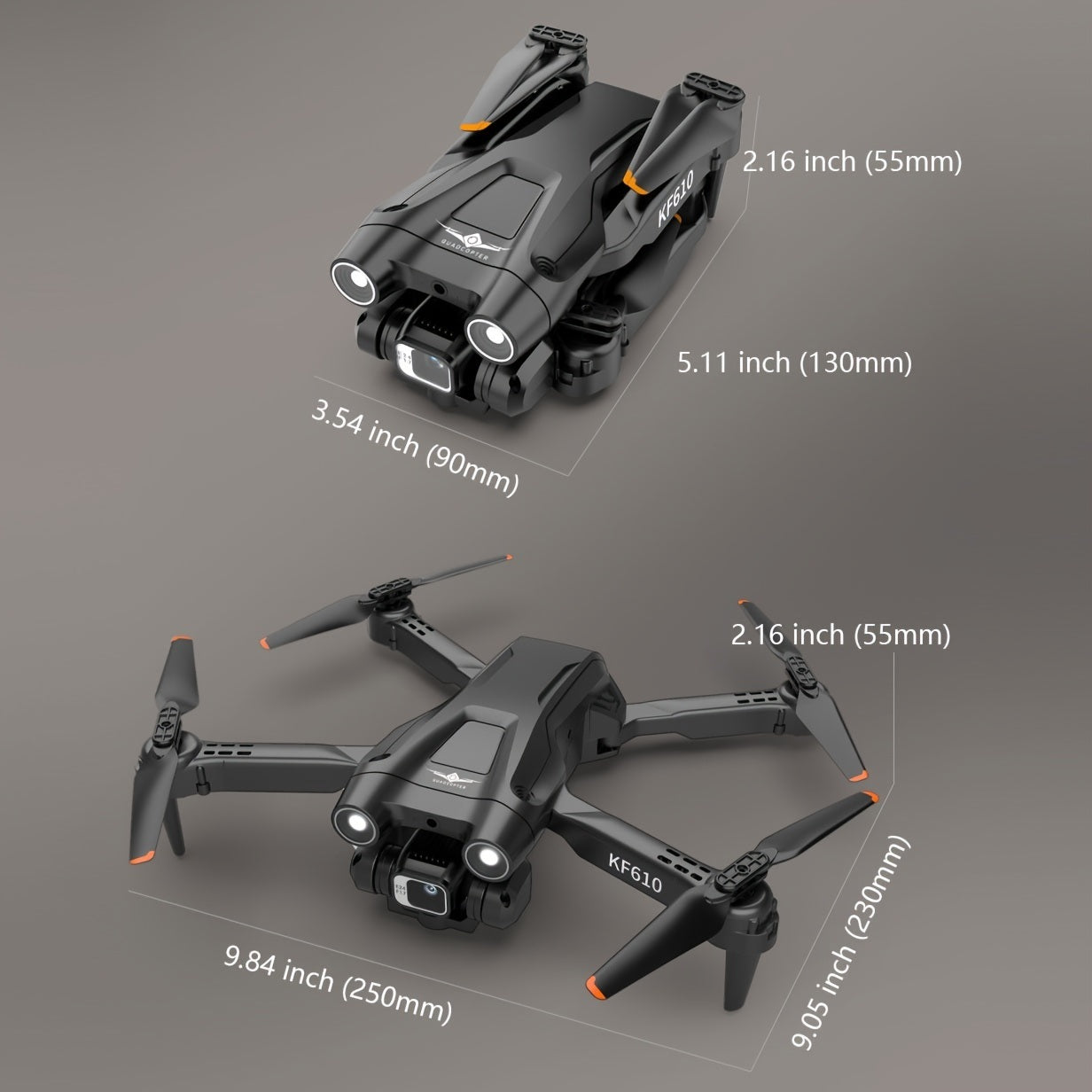 Dual Camera Drone; 3 Sides Obstacle Avoidance; Suitable For Beginners