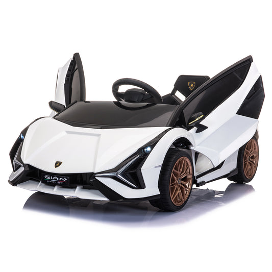 12V Electric Powered Ride on Car; white