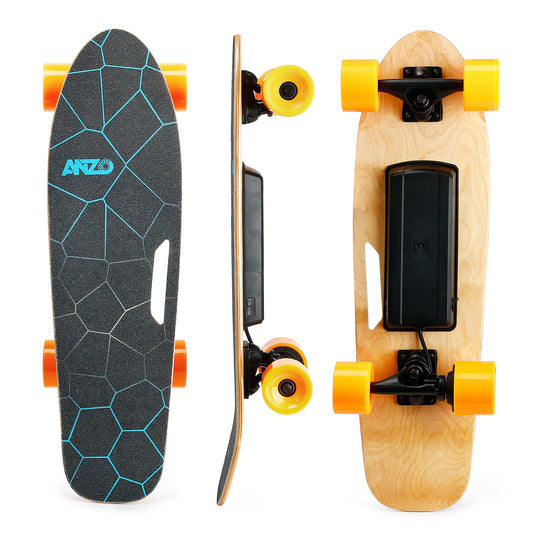 Small Electric Skateboard w/ Remote Control; 350W, Max 10mph, for Kids