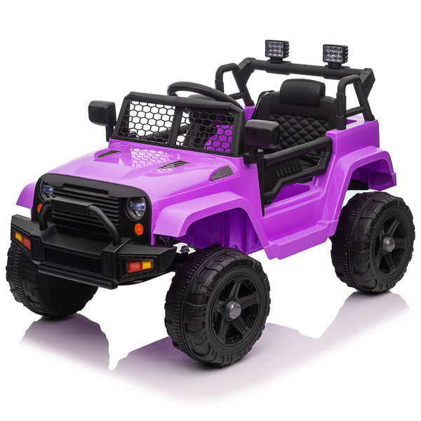 LEADZM Dual Drive Jeep; 12V 4.5A.h with 2.4G Remote Control, Purple