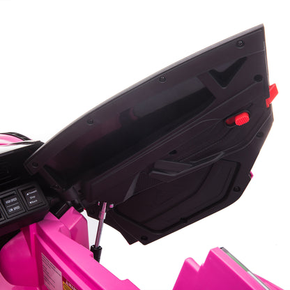 12V Electric Powered Kids Ride on Car; pink