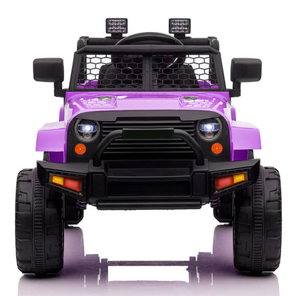 LEADZM Dual Drive Jeep; 12V 4.5A.h with 2.4G Remote Control, Purple