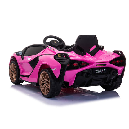 12V Electric Powered Kids Ride on Car; pink