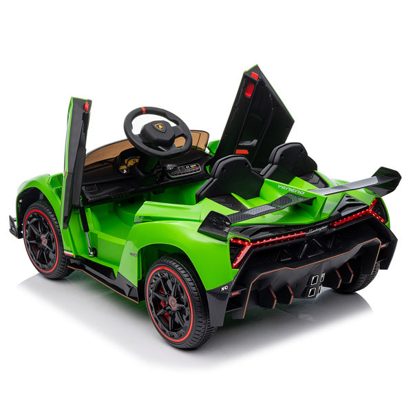 LEADZM Lamborghini Poison; Dual Drive, 12V w/ Remote Control, Green