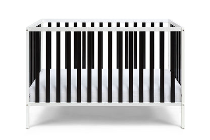 Deux Remi Island Crib White/Black