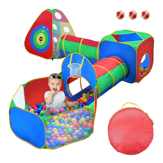 5pc Kids Ball Pit; Pop Up Playhouse For Boys Girls Toddlers