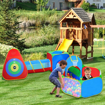 5pc Kids Ball Pit; Pop Up Playhouse For Boys Girls Toddlers