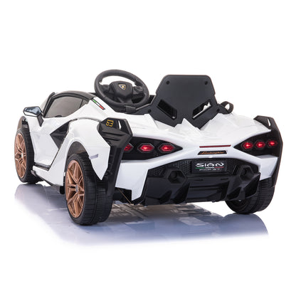 12V Electric Powered Ride on Car; white