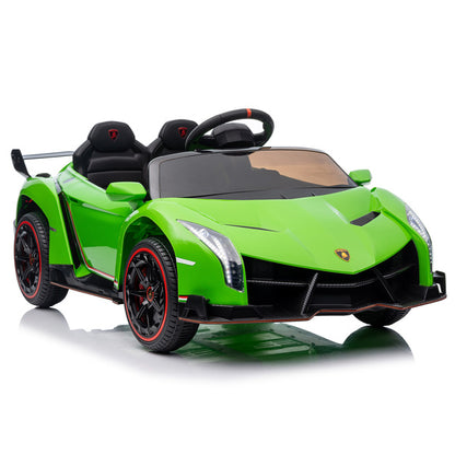 LEADZM Lamborghini Poison; Dual Drive, 12V w/ Remote Control, Green