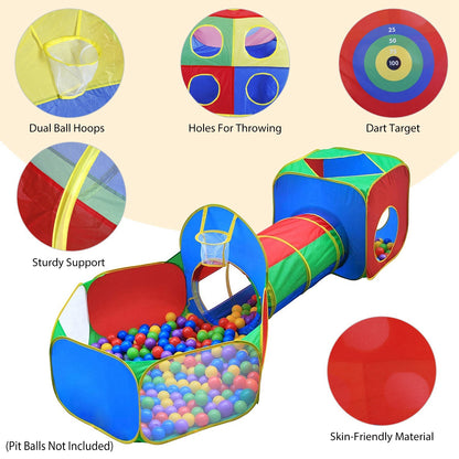 5pc Kids Ball Pit; Pop Up Playhouse For Boys Girls Toddlers