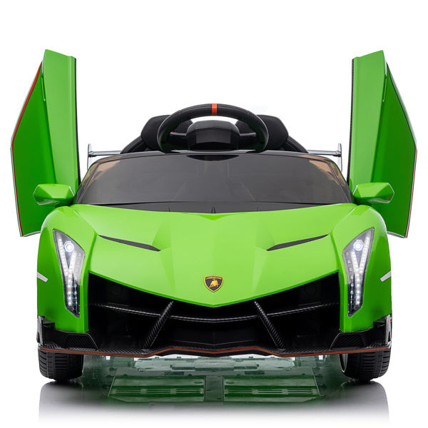 LEADZM Lamborghini Poison; Dual Drive, 12V w/ Remote Control, Green