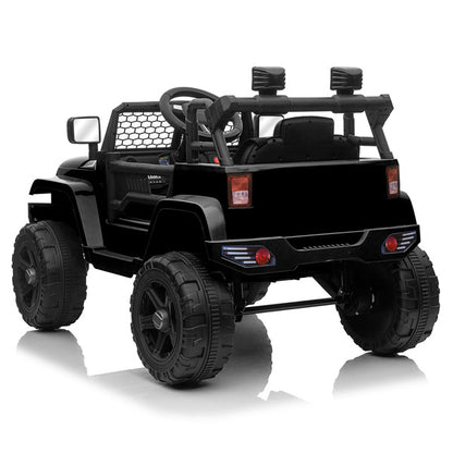 LEADZM Dual Drive Jeep;  12V 4.5A.h with 2.4G Remote Control, Black