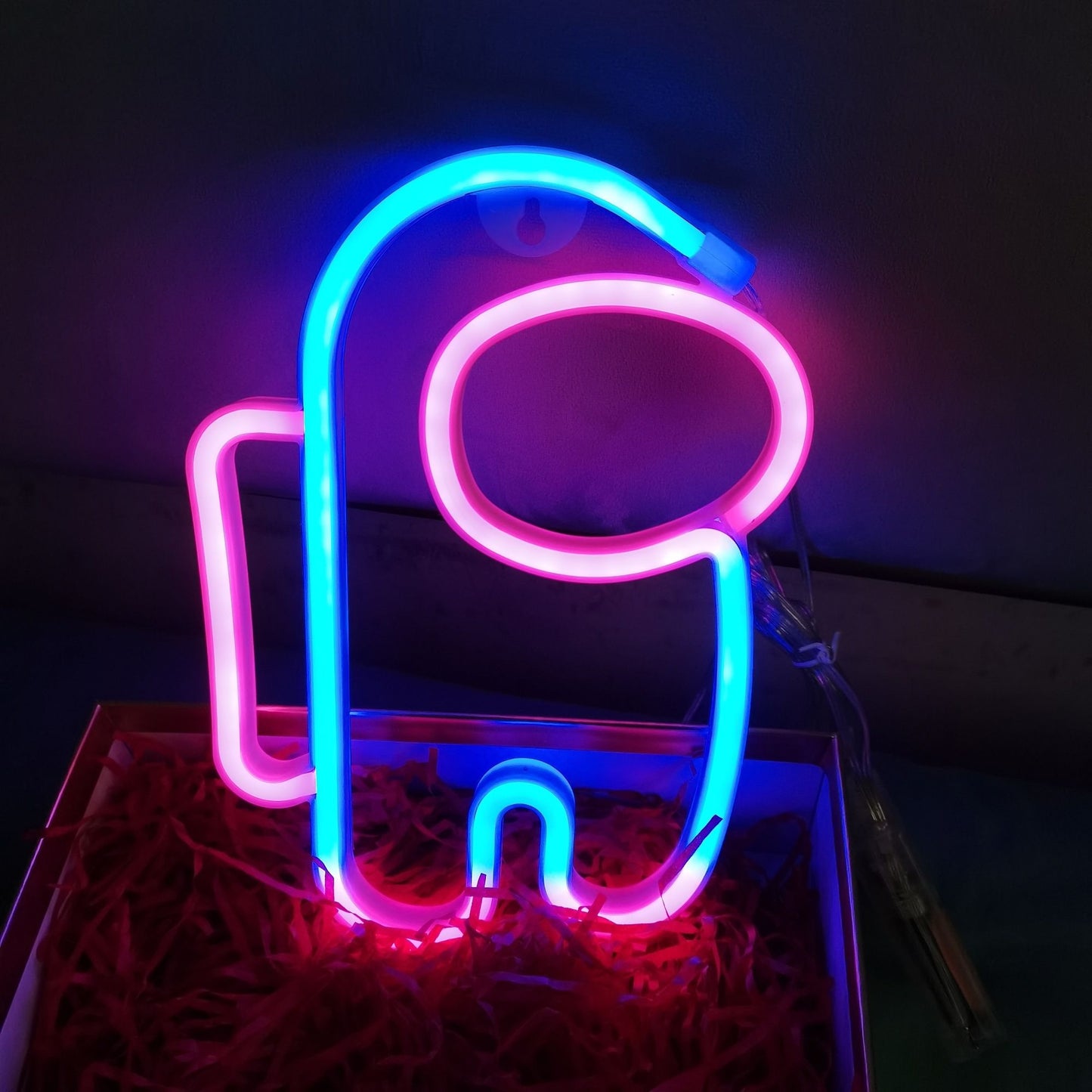 1pc, Astronaut Neon Signs With USB Or Battery Operated For Kid's Room Bedroom Bar Restaurant Game Room Christmas Valentine's Day Birthday Party Gift LED Art Decoration Light - Second Chance Zone