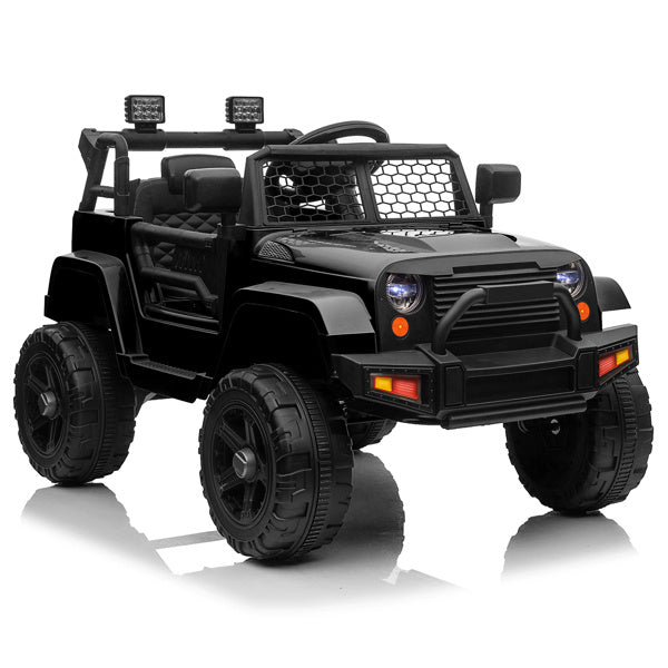 LEADZM Dual Drive Jeep;  12V 4.5A.h with 2.4G Remote Control, Black