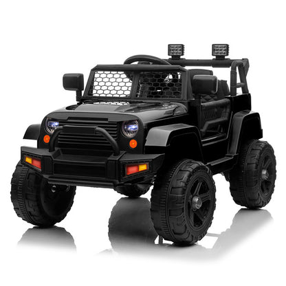 LEADZM Dual Drive Jeep;  12V 4.5A.h with 2.4G Remote Control, Black